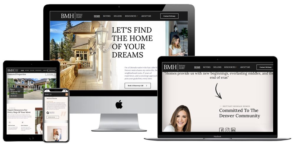 Brittany Morgan Homes website built by Lamplighter Web Design