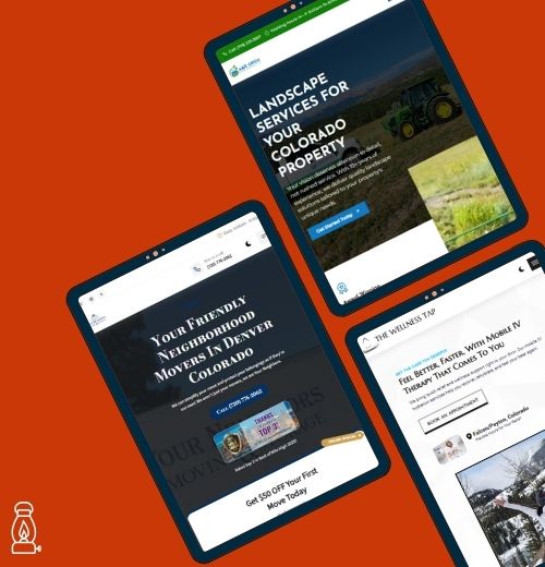 Joe and Sarah Rohde, Owners of Lamplighter Web Design