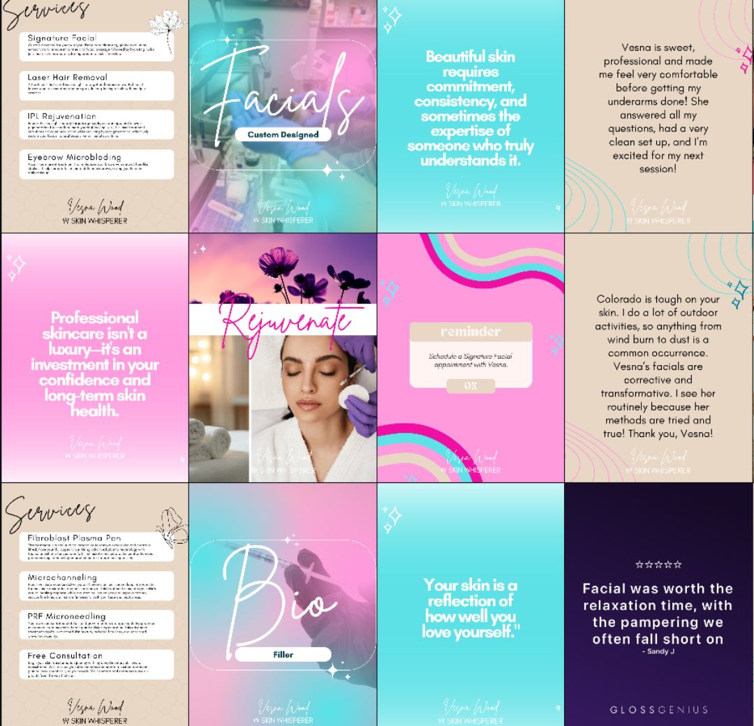 WSkinWhisperer, Colorado Springs Aesthetician social media